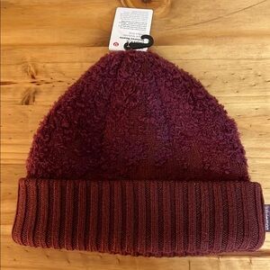 Lululemon Burgundy Knit Beanie